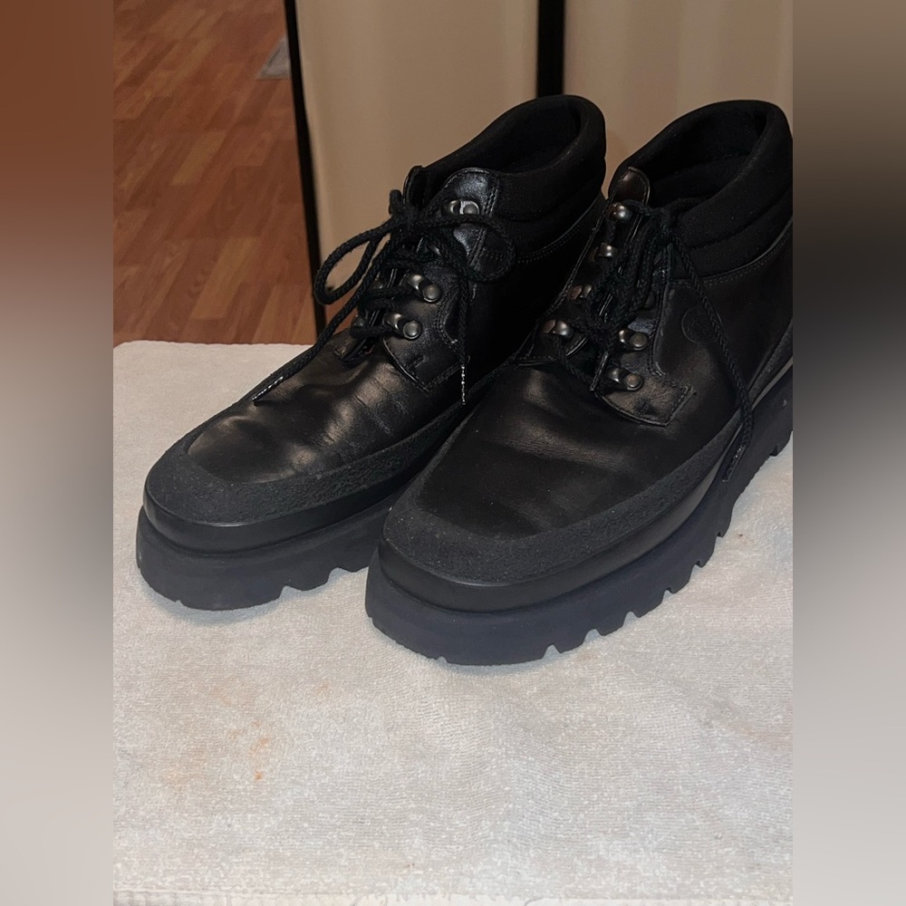 Salvatore Ferragamo Black Leather Boots